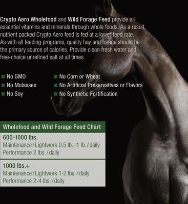 Show full view: Crypto Aero Wholefood Gluten Free, Non-GMO Horse Feed, 25-lb bag slide 6 of 9