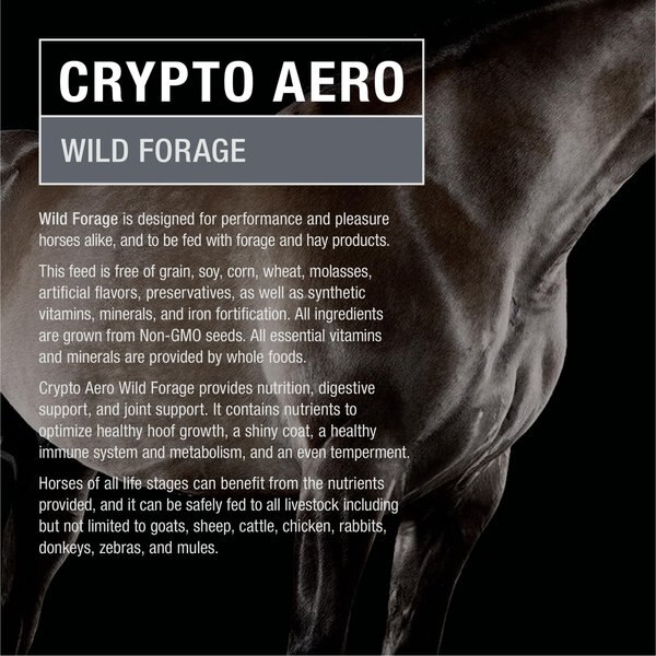 Crypto Aero Wild Forage Soy-Free, Molasses-Free Farm Animal & Horse Feed