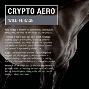 Crypto Aero Wild Forage Soy-Free, Molasses-Free Farm Animal & Horse Feed, 40-lb bag