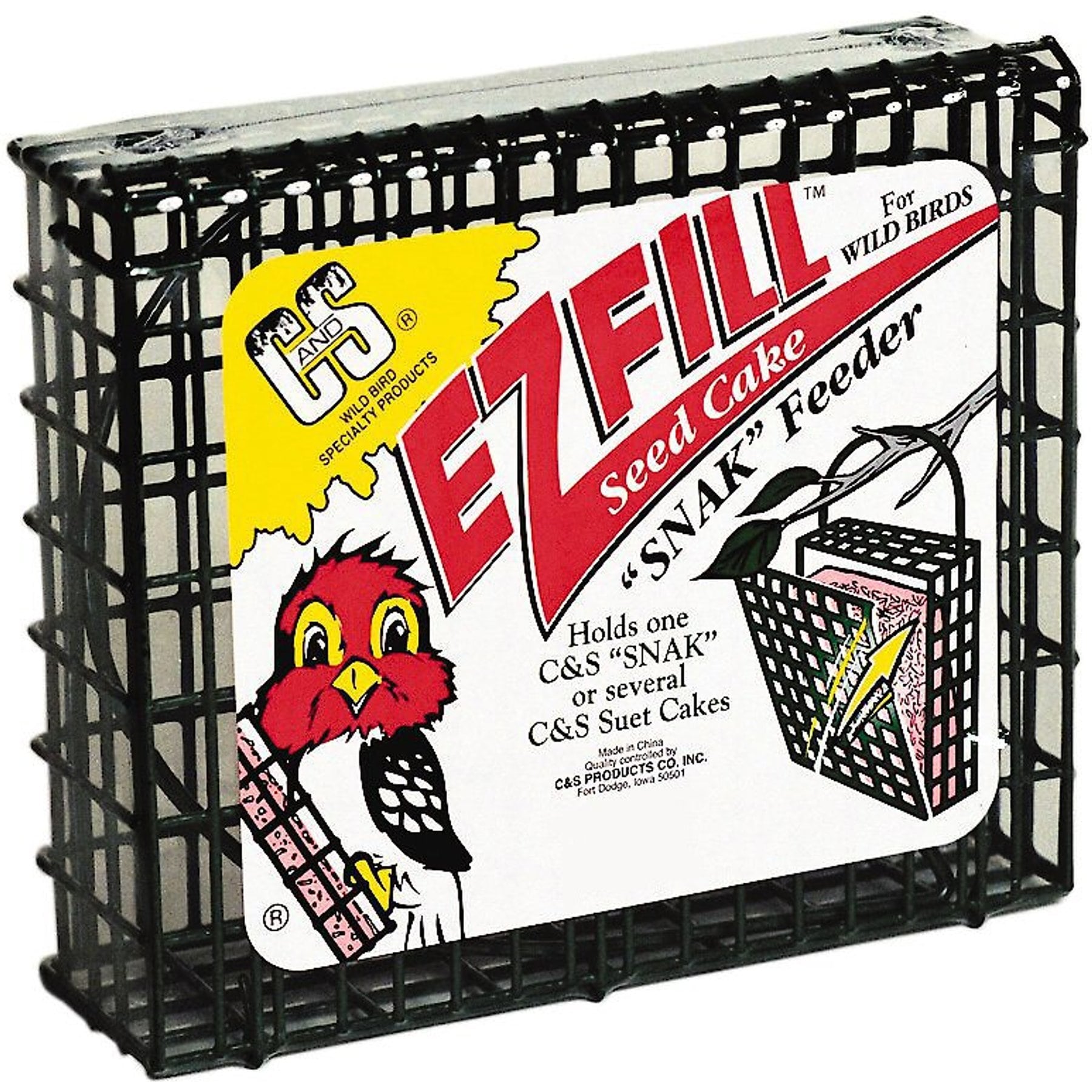 C&S EZ Fill Seed Cake Snak Wild Bird Feeder, 1 count