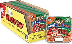 C&S Orange Delight No Melt Suet Dough Wild Bird Food, case of 12