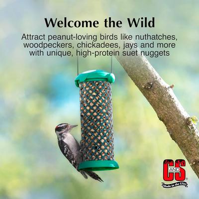 Show full view: C&S Peanut Suet Nuggets Wild Bird Food, 1.68-lb bag, bundle of 6 slide 4 of 11