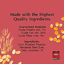 C&S Peanut Suet Nuggets Wild Bird Food, 1.68-lb bag slide 2 of 9