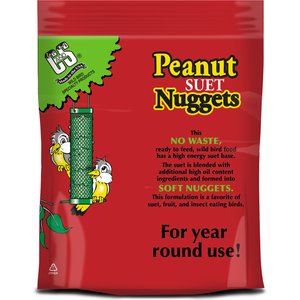 C&S Peanut Suet Nuggets Wild Bird Food, 1.68-lb bag