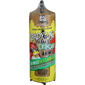 C&S RTU Peanut Delight Log, Bird Food, 1-lb bag