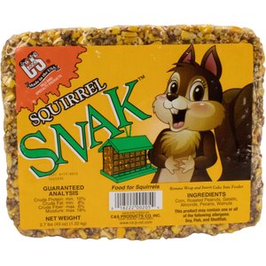 C&S Snak Squirrel Food, 2.7-lb bag