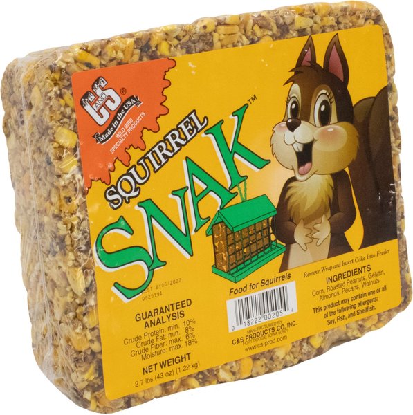 C&S Snak Squirrel Food, 2.7-lb bag