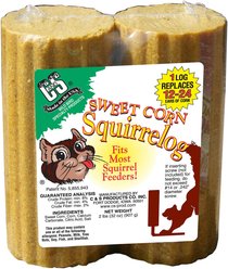 C&S Sweet Corn Squirrelog Refill, 2-lb, bundle of 2