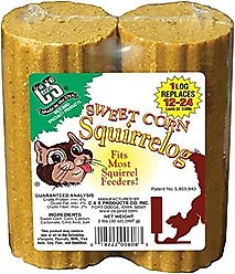 C&S Sweet Corn Squirrelog Refill, 2-lb, bundle of 2 slide 2 of 3