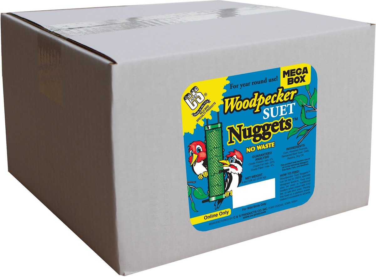 C&S Woodpecker Suet Nuggets Wild Bird Food