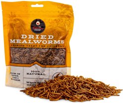 Culinary Coop Dried Mealworm Chicken Treats, 3.5-oz bag,   slide 1 of 3
