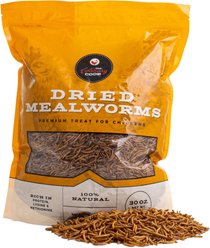 Culinary Coop Dried Mealworm Chicken Treats, 30-oz bag,  