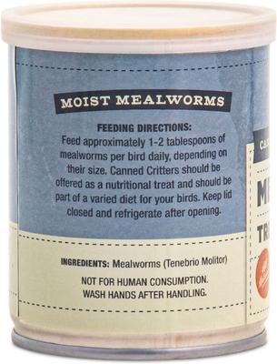 Show full view: Culinary Coop Mealworms Chicken Treats, 2.75-oz can,   slide 2 of 4