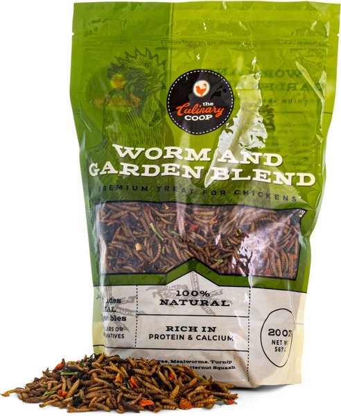 Culinary Coop Worm & Garden Blend Chicken Treats