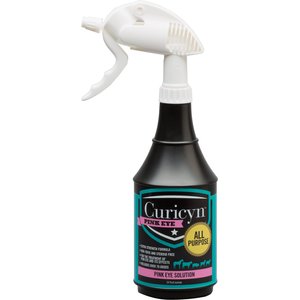 Curicyn All-Purpose Dog, Cat, Bird, Farm Animal & Horse Pink Eye Solution, 24-fl oz bottle
