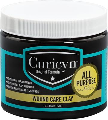 Show full view: Curicyn All-Purpose Original Formula Horse Wound Care Clay, 16-oz tin slide 1 of 3