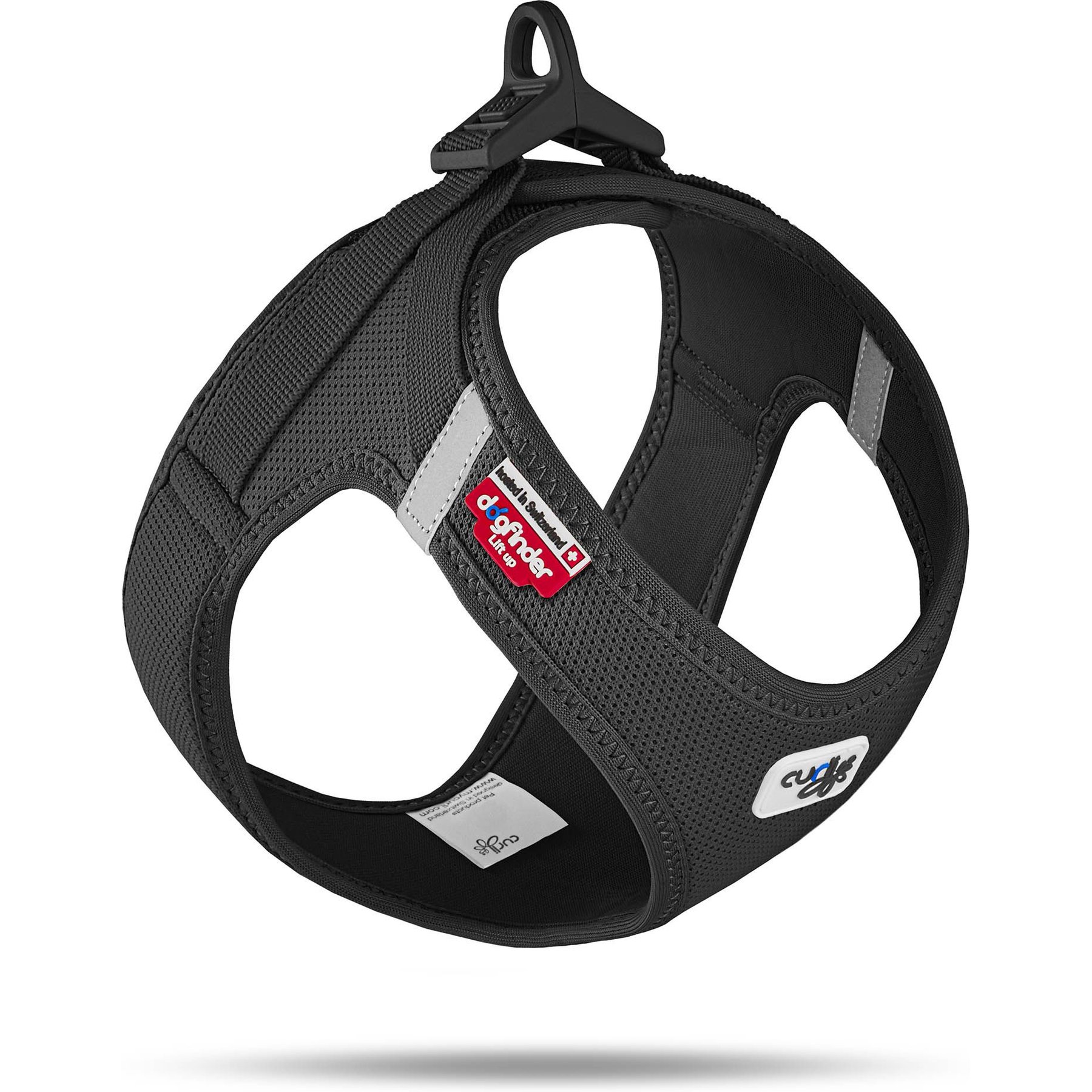 Curli Air-Mesh Small Dog Harness, Black, X-Small