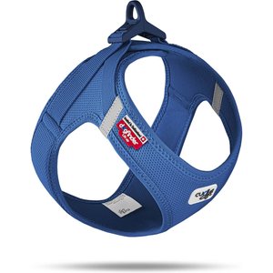Curli Clasp Vest Air-Mesh Dog Harness, Blue, Small