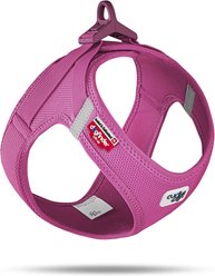 Curli Clasp Vest Air-Mesh Dog Harness, Fuchsia, Small