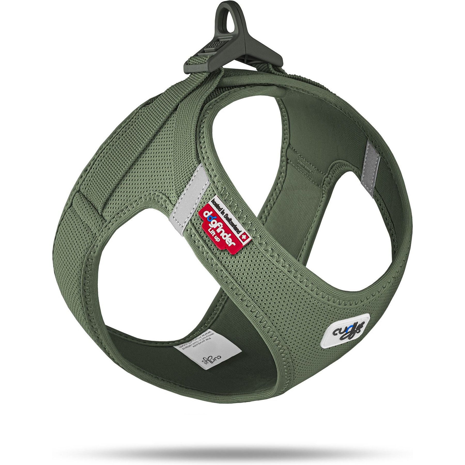 Curli Air-Mesh Small Dog Harness, Moss, X-Large