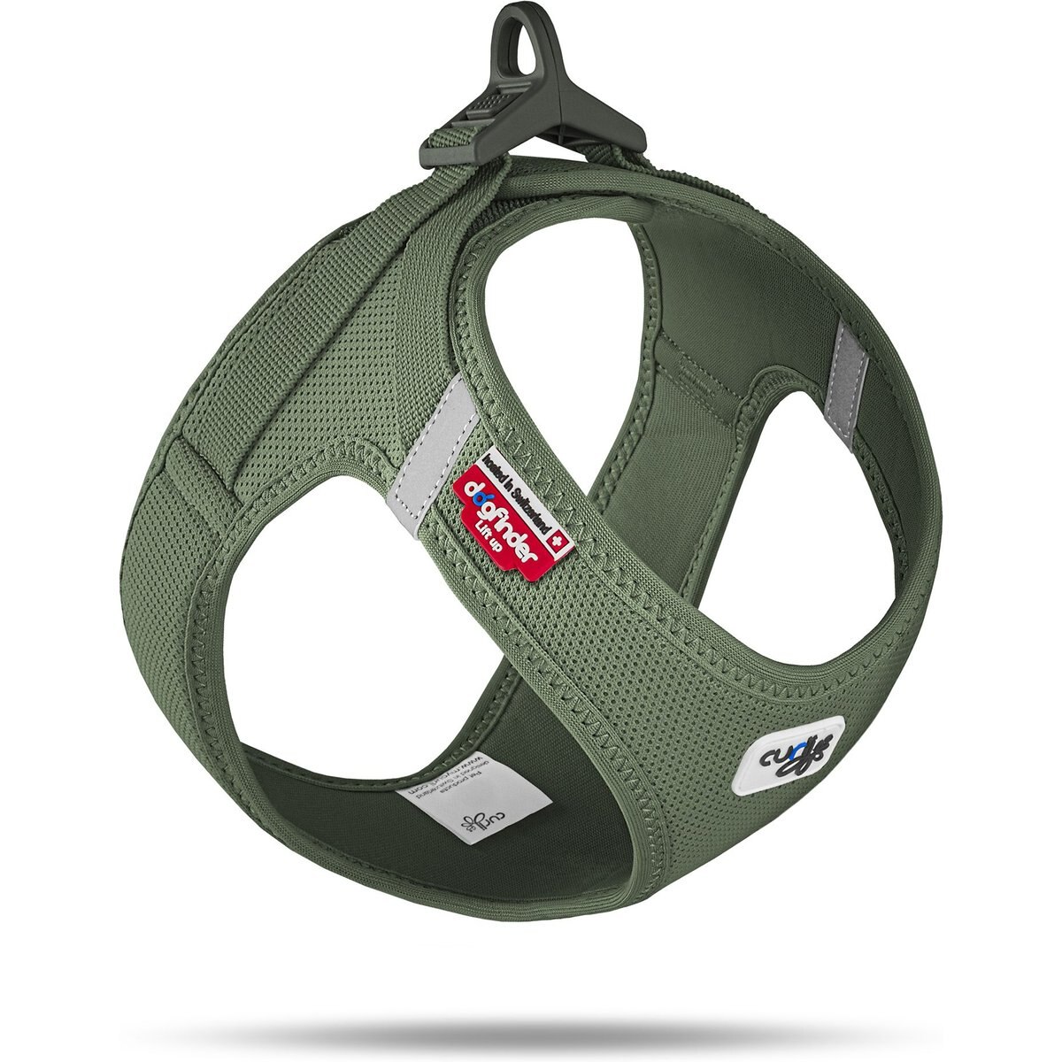 Curli Air-Mesh Small Dog Harness, Moss, X-Small