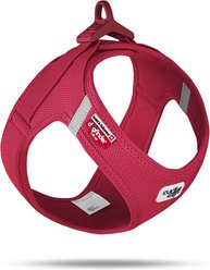Curli Clasp Vest Air-Mesh Dog Harness, Red, XX-Small