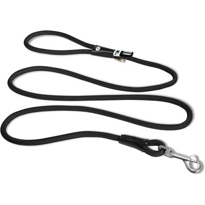 Curli Curli Stretch Comfort Dog Leash, Black, Medium