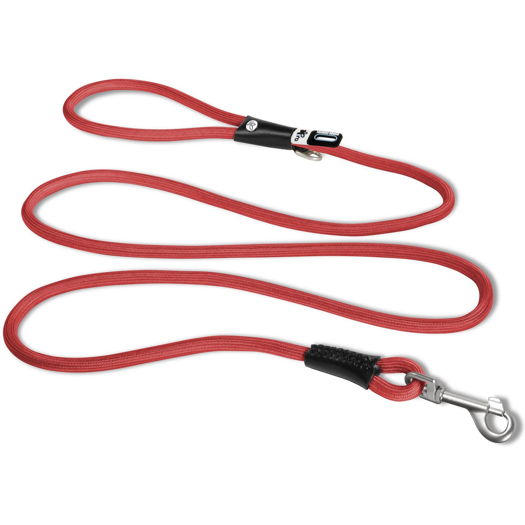 Curli Stretch Comfort Dog Leash, Red, Large