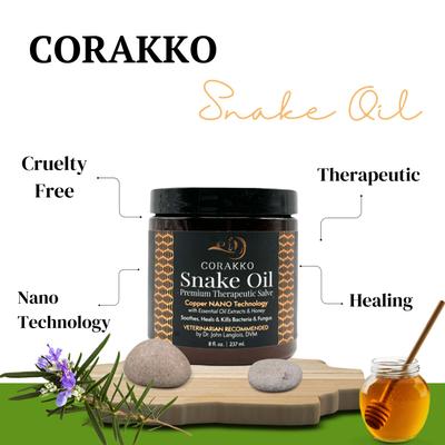 Show full view: Curry on a Stik Corakko Snake Oil Skin Care Treatment for Pets, 8-fl oz bottle slide 2 of 5