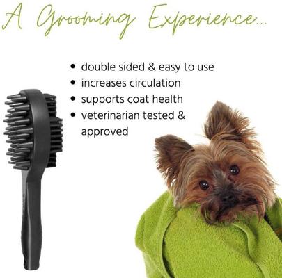 Show full view: Curry on a Stik Horse & Dog Grooming Brush + Absorbine Showsheen Original Hair Polish & Detangler Horse Spray, 1-gal bottle slide 8 of 9