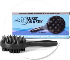 Curry on a Stik Horse & Dog Grooming Brush