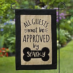 Custom Personalization Solutions Approved By The Dog Personalized Garden Flag slide 2 of 4