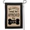 Show in main carousel: Custom Personalization Solutions Approved By The Dog Personalized Garden Flag slide 3 of 4