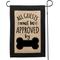 Show in main carousel: Custom Personalization Solutions Approved By The Dog Personalized Garden Flag slide 4 of 4