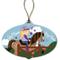 Show in main carousel: Custom Personalization Solutions Christmas Blonde Girl Riding Her Horse Personalized Christmas Tree Ornament slide 3 of 4