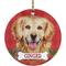 Show in main carousel: Custom Personalization Solutions Christmas Dog Breeds Personalized Christmas Tree Ornament slide 1 of 8
