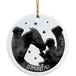 Show in main carousel: Custom Personalization Solutions Horse & Rider Personalized Christmas Tree Ornament slide 1 of 4
