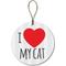 Show in main carousel: Custom Personalization Solutions Christmas I Love My Cat Personalized Christmas Tree Ornament slide 5 of 5