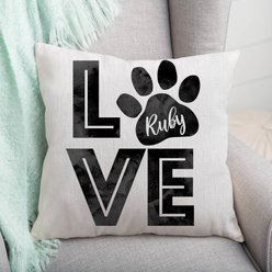 Custom Personalization Solutions Love my Pooch Personalized Throw Pillow slide 2 of 4