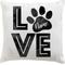 Show in main carousel: Custom Personalization Solutions Love my Pooch Personalized Throw Pillow slide 3 of 5