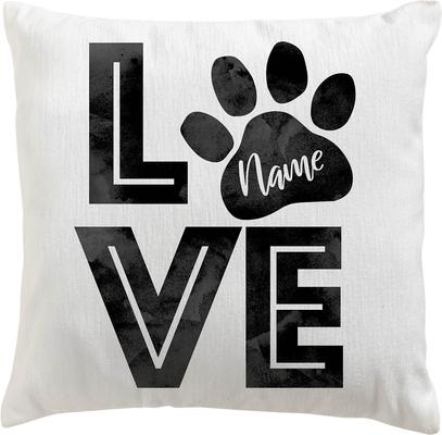 Show full view: Custom Personalization Solutions Love my Pooch Personalized Throw Pillow slide 3 of 5