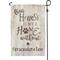Show in main carousel: Custom Personalization Solutions Our House Is Not A Home Without A Dog Personalized Garden Flag, Ivory slide 3 of 5