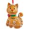 Show in main carousel: Custom Personalization Solutions Christmas Personalized Gingerbread Cat Ornament slide 1 of 6