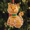 Show in main carousel: Custom Personalization Solutions Christmas Personalized Gingerbread Cat Ornament slide 3 of 6