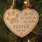 Show in main carousel: Custom Personalization Solutions Christmas Pet Memorial Wooden Personalized Christmas Tree Ornament slide 2 of 5