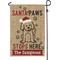 Show in main carousel: Custom Personalization Solutions Christmas Santa Paws Stops Here Personalized Garden Flag slide 1 of 4