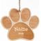 Show in main carousel: Custom Personalization Solutions Christmas Special Dog Personalized Wood Ornament slide 1 of 5