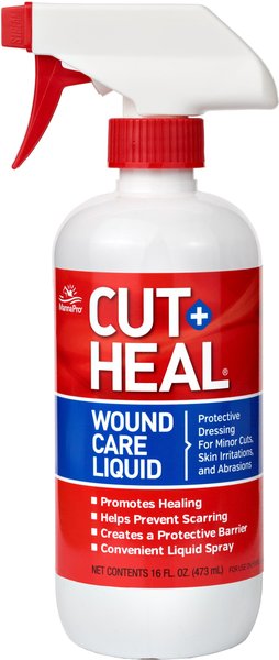 Cut Heal Horse Wound Care Liquid Spray, 16-fl oz bottle