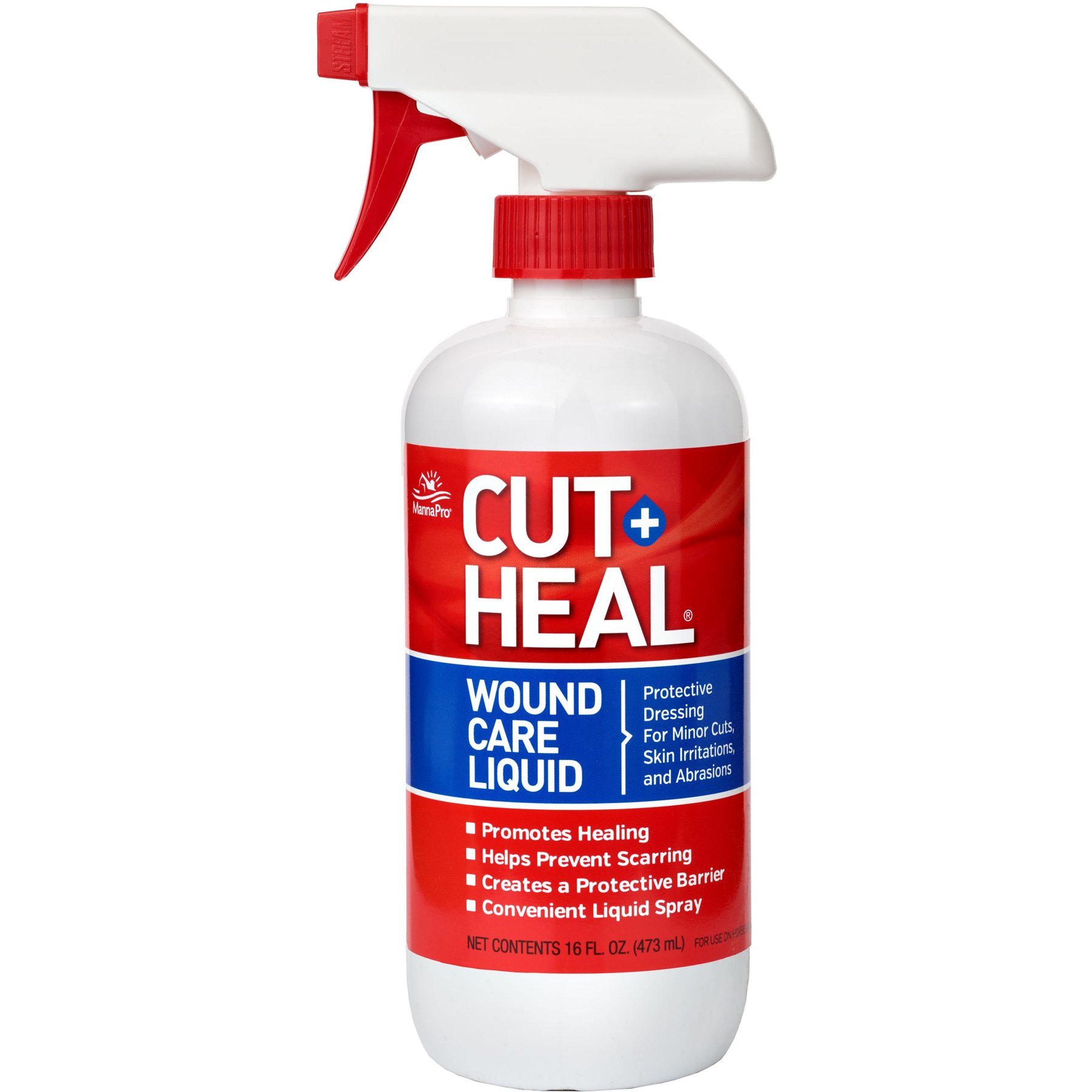 Cut Heal Horse Wound Care Liquid Spray, 16-fl oz bottle