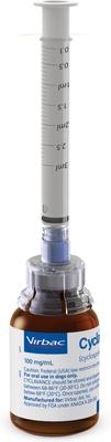 Show full view: Cyclavance (cyclosporine modified oral solution) for Dogs, 100-mg/mL, 50-mL slide 3 of 5